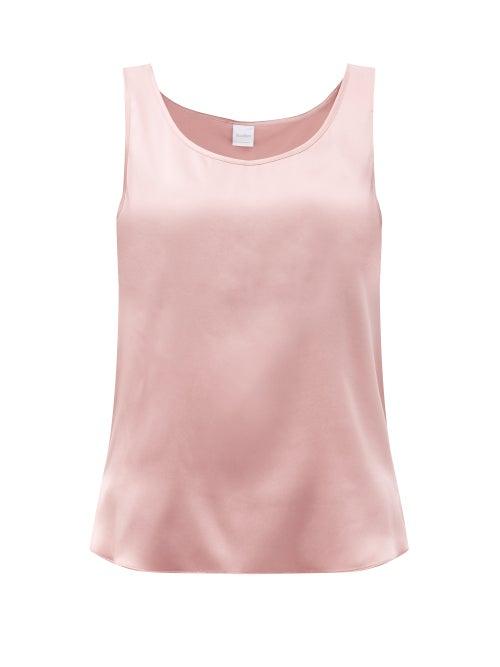 Matchesfashion.com Max Mara Leisure - Pan Tank Top - Womens - Pink