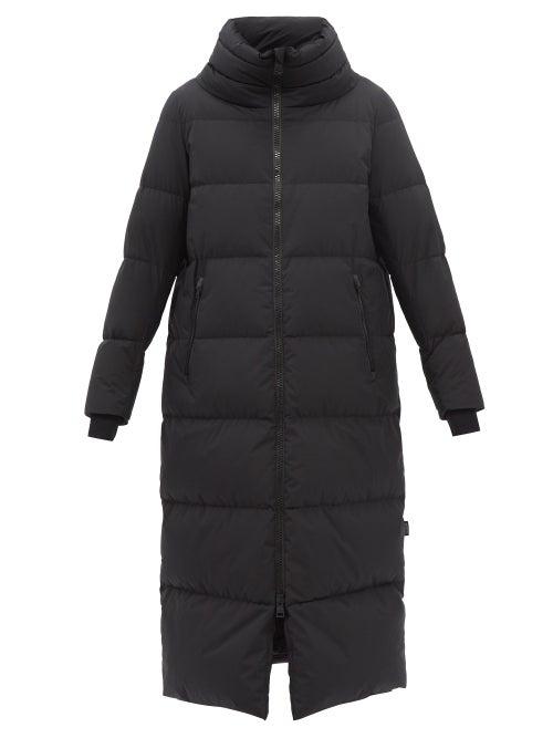 Herno - Laminar High-neck Quilted Down Coat - Womens - Black