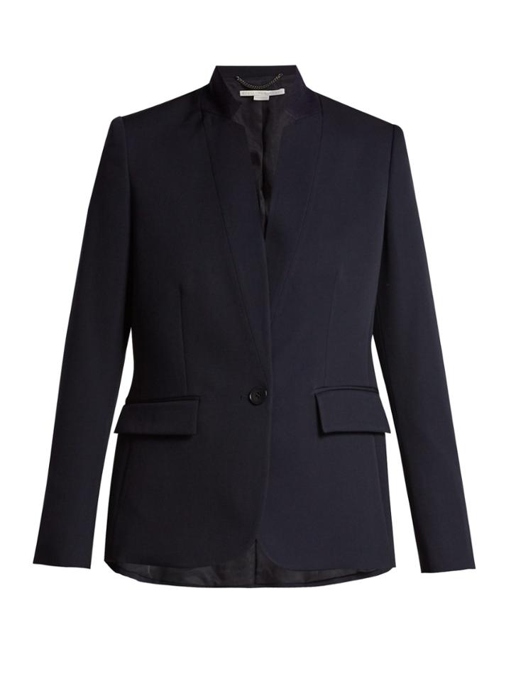 Stella Mccartney Fleur Single-breasted Wool Blazer