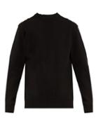 Balenciaga Wool-blend Distressed-knit Sweater