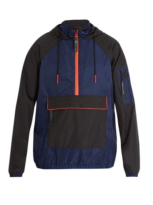 Matchesfashion.com P.e Nation - Knock On Zip Through Jacket - Mens - Black Navy