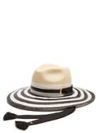 Sonia Rykiel Striped Straw Hat