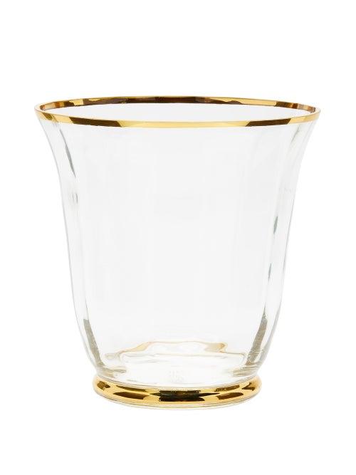 Matchesfashion.com Aerin - Sophia Gilded Crystal Champagne Bucket - Gold