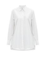 Matchesfashion.com Co - A-line Cotton-sateen Shirt - Womens - White
