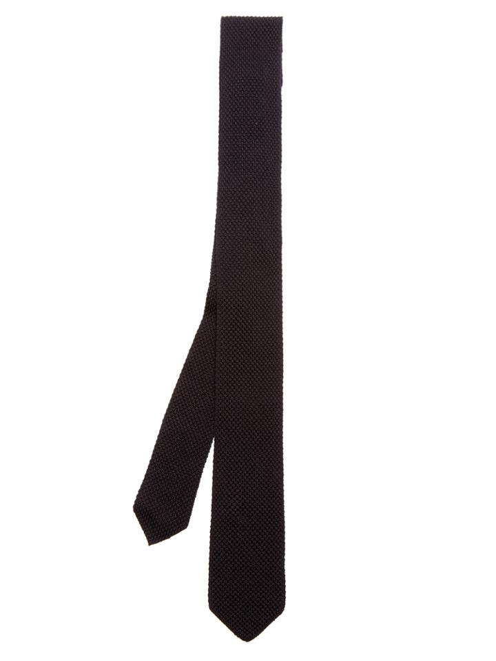 Brunello Cucinelli Moss-stitch Silk Tie