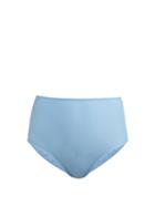 Matchesfashion.com Ephemera - High Rise Bikini Briefs - Womens - Light Blue