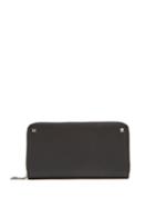 Matchesfashion.com Valentino - Rockstud Zip Around Leather Wallet - Mens - Black