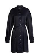 Osman Tiana Seersucker Shirt Dress