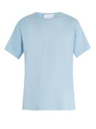Matchesfashion.com Audrey Louise Reynolds - Hand Dyed Cotton Jersey T Shirt - Mens - Indigo