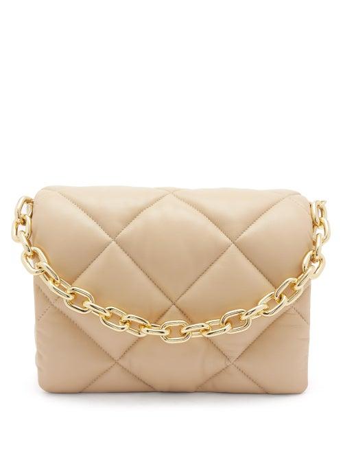 Stand Studio - Brynnie Medium Quilted-leather Shoulder Bag - Womens - Cream