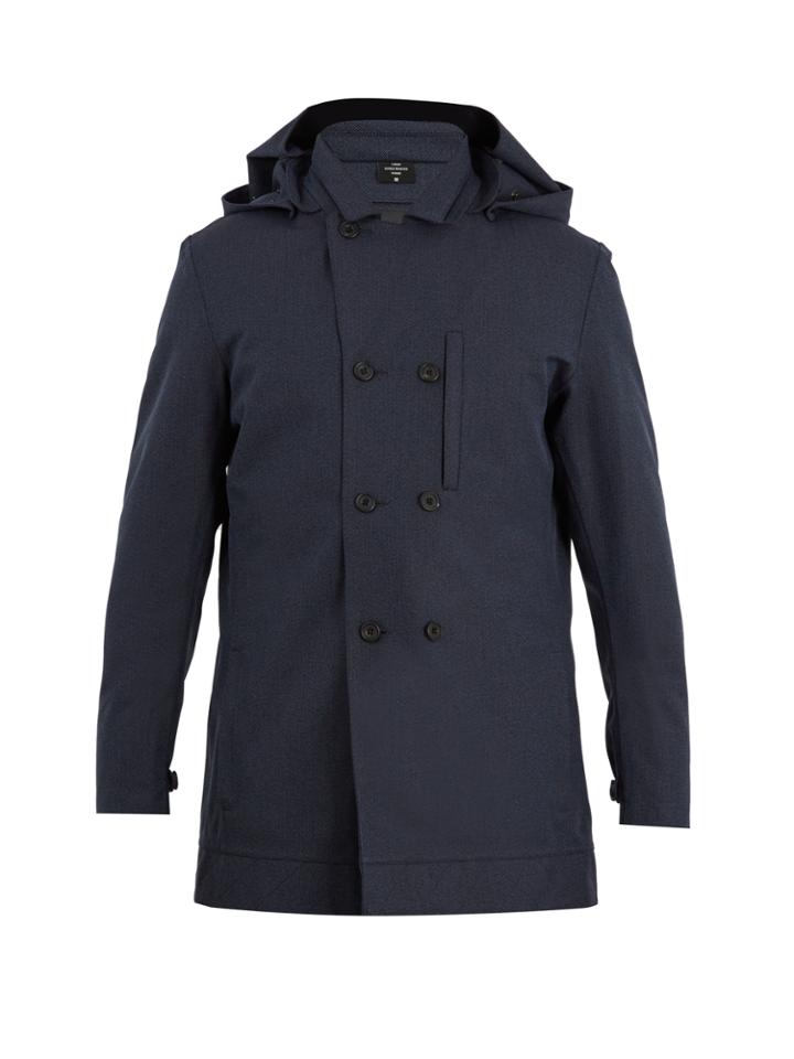 Norwegian Rain Caban Double-breasted Technical-fabric Coat