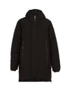 Matchesfashion.com Moncler - Crepel Quilted Down Filled Hooded Parka - Mens - Black