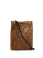 Jil Sander - Tangle Braided-strap Shearling Shoulder Bag - Womens - Brown