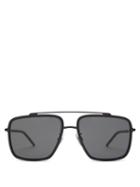 Matchesfashion.com Dolce & Gabbana - Madison Square Framed Metal Sunglasses - Mens - Silver Multi