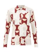 Matchesfashion.com Bode - Patchwork-quilt Cotton Shirt - Womens - Multi
