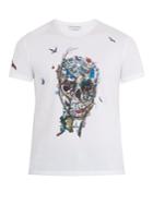 Alexander Mcqueen Skull-print Cotton-jersey T-shirt