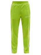 Palm Angels - Logo-print Jersey Track Pants - Mens - Light Green