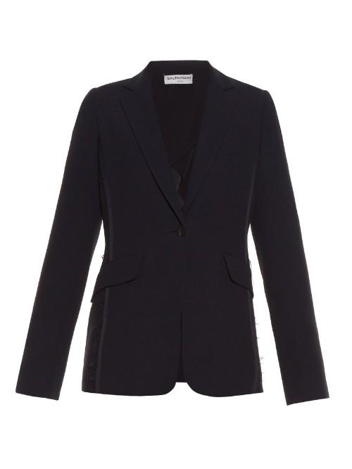 Balenciaga Raw-edge Single-breasted Blazer