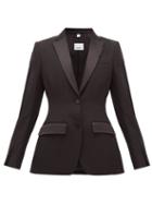 Matchesfashion.com Burberry - Wool Tuxedo Jacket - Womens - Black