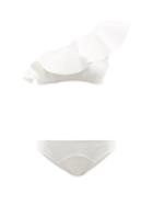 Lisa Marie Fernandez - Arden Flounce One-shoulder Bikini - Womens - White