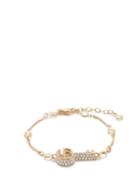 Gucci - Gg-key Crystal-embellished Bracelet - Womens - Crystal