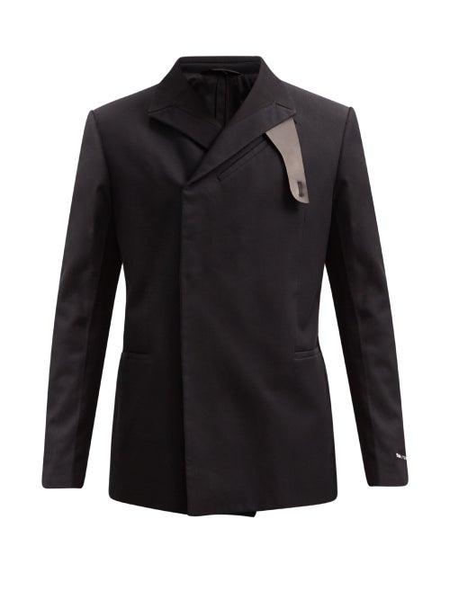 Matchesfashion.com 1017 Alyx 9sm - Double-breasted Cotton-corduroy Jacket - Mens - Black
