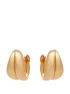 Matchesfashion.com Peter Pilotto - Oversized Twisted Hoop Earrings - Womens - Gold