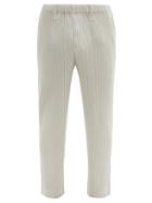 Matchesfashion.com Homme Pliss Issey Miyake - Technical-pleated Straight-leg Trousers - Mens - Grey