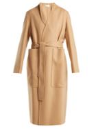Matchesfashion.com The Row - Paret Double Faced Wool And Cashmere Blend Coat - Womens - Camel