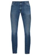 Fendi Cat And Logo-embellished Slim-leg Jeans