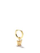 Ladies Jewellery Wilhelmina Garcia - Mini Butterfly 18kt Gold-plated Single Earring - Womens - Gold