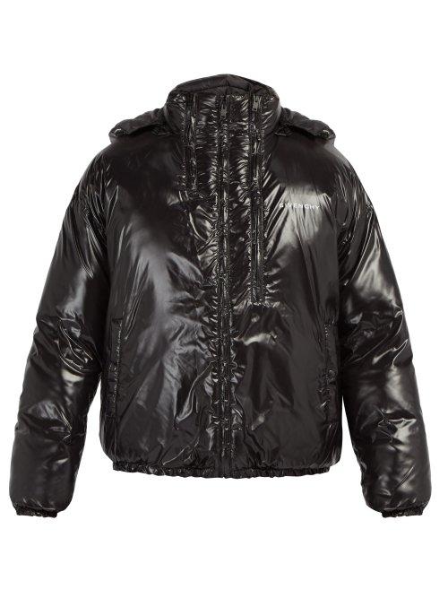 Matchesfashion.com Givenchy - Hooded Quilted Jacket - Mens - Black
