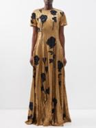 Bernadette - Luca Sequinned Gown - Womens - Gold Black