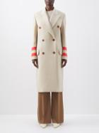 Roksanda - Idina Double-breasted Wool Coat - Womens - Oatmeal
