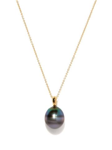 Lizzie Mandler - Tahitian Pearl & 18kt Gold Necklace - Mens - Gold