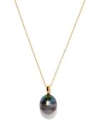 Lizzie Mandler - Tahitian Pearl & 18kt Gold Necklace - Mens - Gold