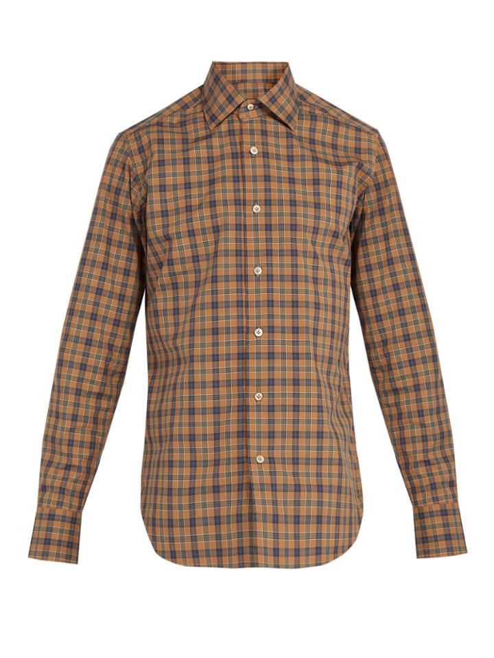 The Gigi Plaid Cotton Shirt
