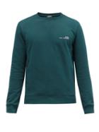 Matchesfashion.com A.p.c. - Item Logo-print Cotton-jersey Sweatshirt - Mens - Dark Green