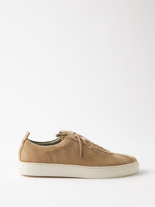 Grenson - Sneaker 1 Suede Trainers - Mens - Beige