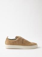 Grenson - Sneaker 1 Suede Trainers - Mens - Beige