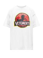 Mens Rtw Vetements - Wild Unicorn-print Cotton-jersey T-shirt - Mens - White