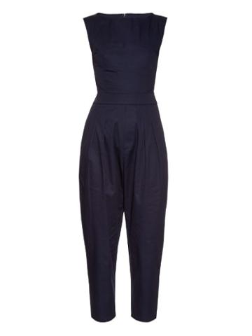 Yohji Yamamoto Regulation Sleeveless Cotton-twill Jumpsuit