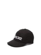 Matchesfashion.com Versace - Logo Embroidered Baseball Cap - Womens - Black