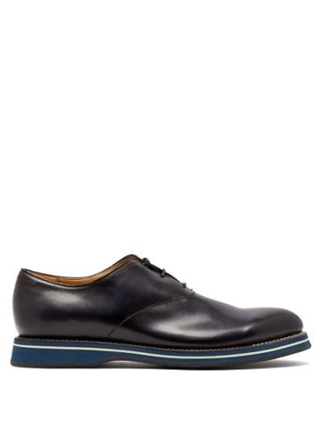 Matchesfashion.com Berluti - Alessio Padova Leather Oxford Shoe - Mens - Navy