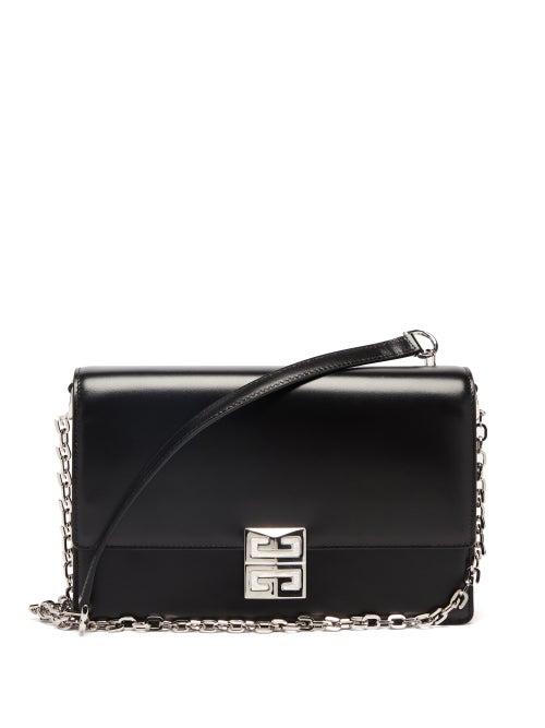 Givenchy - 4g Medium Leather Crossbody Bag - Womens - Black