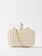 Jimmy Choo - Cloud Faux Pearl-embellished Clutch - Womens - White