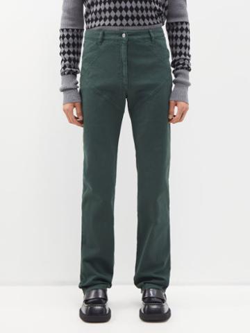 Maximilian Davis - Telford Straight-leg Jeans - Mens - Rainforest Green