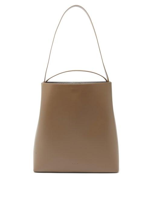 Aesther Ekme - Sac Leather Shoulder Bag - Womens - Dark Grey