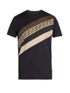 Matchesfashion.com Fendi - Ff Print Cotton T Shirt - Mens - Navy