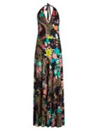 Etro Floral Paisley-print Halterneck Gown